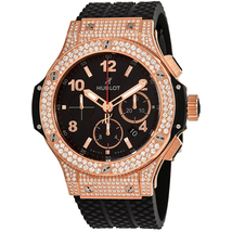 Hublot Big Bang Chronograph Automatic Diamond Black Dial Men's Watch 301.PX.130.RX.174