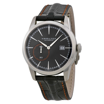 Hamilton Classic Railroad Automatic Black Dial Black Leather Men's Watch H40515731