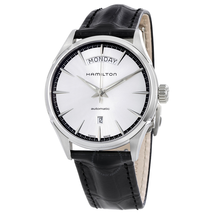 Hamilton Jazzmaster Silver Dial Black Leather Men's Watch H42565751