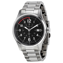 Hamilton Khaki Field Automatic Black Dial Stainless Steel Men's Watch H70595133