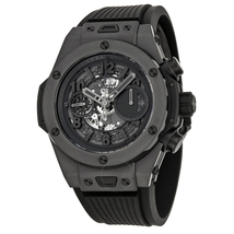 Hublot Big Bang Unico Automatic Chronograph Black Ceramic Black Rubber Men's Watch 411.CI.1110.RX