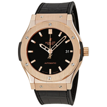 Hublot Classic Fusion 18kt King Gold Automatic Black Dial Men's Watch 511.OX.1180.LR