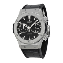 Hublot Classic Fusion Black Dial Black Leather Automatic Men's Watch 521.NX.1170.LR
