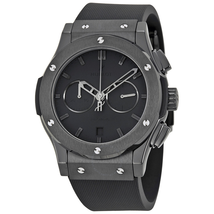 Hublot Classic Fusion Black Dial Black Rubber Men's Watch 541.CM.1110.RX