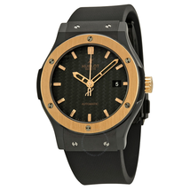 Hublot Classic Fusion Ceramic King Gold Black Dial Men's Watch 542.CO.1780.RX