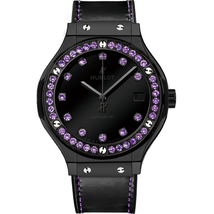 Hublot Classic Fusion Lacquered Black Dial Automatic Unisex Watch 565.CX.1210.VR.1205
