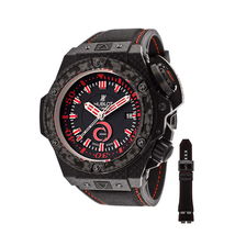 Hublot King Power Alinghi Black Dial Carbon Fiber Rubber Nomex Men's Watch 731QX1140NRAGI12 731.QX.1140.NR.AGI12