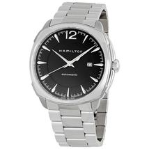 Hamilton Cushion Automatic Black Dial Stainless Steel Men's Watch H36515135