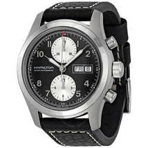 Hamilton Khaki Field Black Dial Chronograph Automatic Men's Watch H71566733