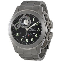 Hamilton Khaki Navy Frogman Black Dial Men's Watch H77746133