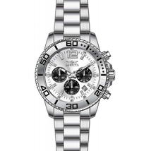 Invicta Pro Diver Chronograph Silver Dial Stainless Steel Men's Watch 17395