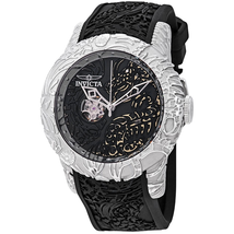 Invicta S1 Rally Dragon Automatic Black Dial Black Silicone Men's Watch 26429