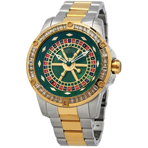 Invicta Specialty Casino Automatic Crystal Green Dial Men's Watch 28716