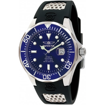 Invicta Pro Diver Automatic Blue Dial Black Polyurethane Men's Watch 11752