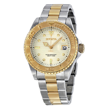 Invicta Pro Diver Champagne Dial Two-tone Automatic Men's Watch 14343