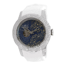 Invicta S1 Rally Dragon Automatic Blue Dial White Silicone Men's Watch 26430