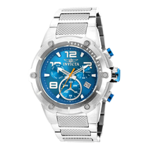 Invicta Speedway Chronograph Blue Dial Stainless Steel Men's Watch 19527