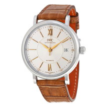 IWC Portofino Automatic Silver Diamond Dial Unisex Watch IW458101