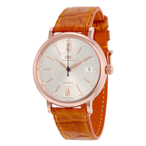 IWC Portofino Silver Diamond Dial Automatic Unisex Watch IW458105