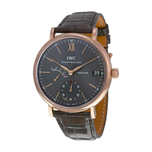 IWC Portofino Hand Wind Grey Dial 18 kt Rose Gold Men's Watch 5101-04 IW510104