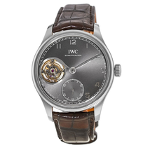 IWC Portuguese Tourbillon Hand Wound White Gold Men's Watch IW546301