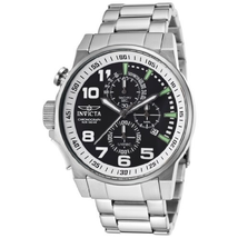 Invicta Force Chronograph Black Dial Stainless Steel Men's Watch 14955
