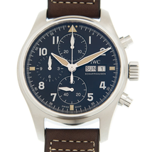 IWC Pilot Spitfire Chronograph Automatic Black Dial Men's Watch IW387903