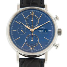 IWC Portofino Chronograph Automatic Black Dial Men's Watch IW391036