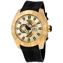 Invicta Pro Diver Chronograph Gold Dial Men's Watch 25998