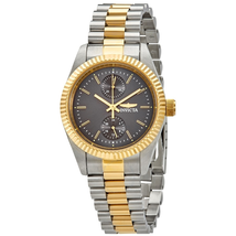 Invicta Specialty Charcoal Dial Two-tone Ladies Watch 29439