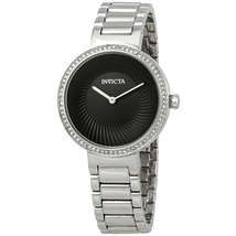 Invicta Specialty Crystal Black Dial Ladies Watch 26999