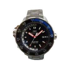 IWC Aquatimer Deep Two Black Dial Stainless Steel Men's Watch IW354701
