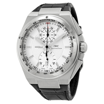 IWC Big Ingenieur Chronograph Automatic Silver Dial Black Leather Men's Watch IW378405