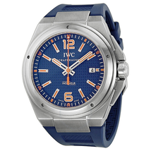 IWC Ingenieur Blue Dial Blue Rubber Automatic Men's Watch IW323603