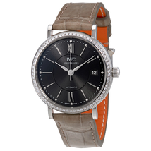 IWC Portofino Anthracite Dial Diamond Automatic Unisex Watch IW458104