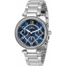 Invicta Invicta Angel Chronograph Quartz Crystal Blue Dial Ladies Watch 30968 30968