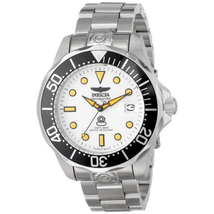 Invicta Pro Diver Automatic White Dial Stainless Steel Men's Watch 10640