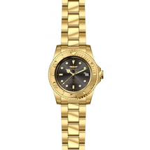 Invicta Pro Diver Black Dial Gold Ion-plated Men's Watch 15848
