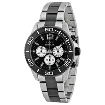 Invicta Pro Diver Chronograph Black Dial Two-tone Men's Watch 17401