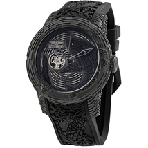 Invicta S1 Rally Maori Shark Automatic Black Dial Black Silicone Men's Watch 26426