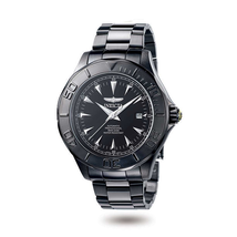 Invicta Signature Black Dial Black Ionic Stainless Steel Men's Watch 7114