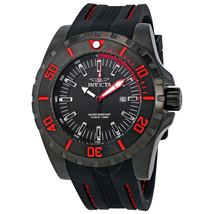 Invicta Pro Diver Black Dial Black Polyurethane Men's Watch 23735