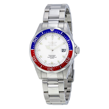Invicta Pro Diver White Dial Pepsi Bezel Men's Watch 17047