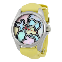 Jacob & Co. Jacob and Co. One Time Zone Mother of Pearl Dial Diamond Ladies Watch JC-TZM23