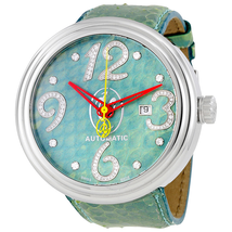 Jacob & Co. Jacob and Co. Valentin Yudashkin Turquoise Python Diamond Men's Watch WVY-020