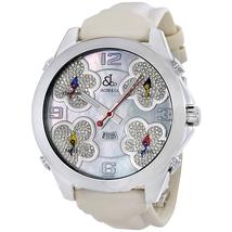 Jacob & Co. Jacob and Co. Five Time Zone Mother of Pearl Diamond Dial Ladies Watch JC-ATH12
