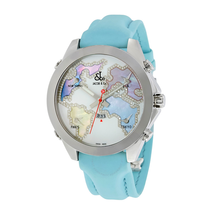 Jacob & Co. Jacob and Co. Five Time Zone Mother of Pearl Diamond Ladies Watch JC-123
