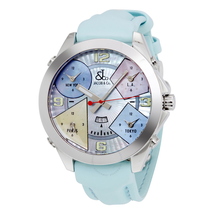 Jacob & Co. Jacob and Co. Five Time Zone Mother of Pearl Ladies Watch JC-23