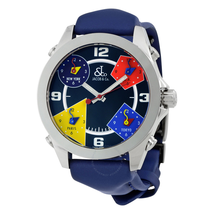 Jacob & Co. Jacob and Co. Five Time Zones Black Dial Men's Watch JCM-11