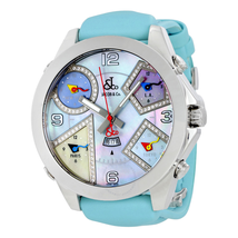Jacob & Co. Jacob and Co. Five Time Zones Mother of Pearl Diamond Unisex Watch JC-23DA